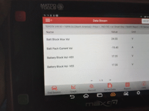 P3000 code hybrid battery diagnosis